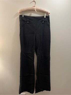 Reitmans Black Pinstripe Dress Pants